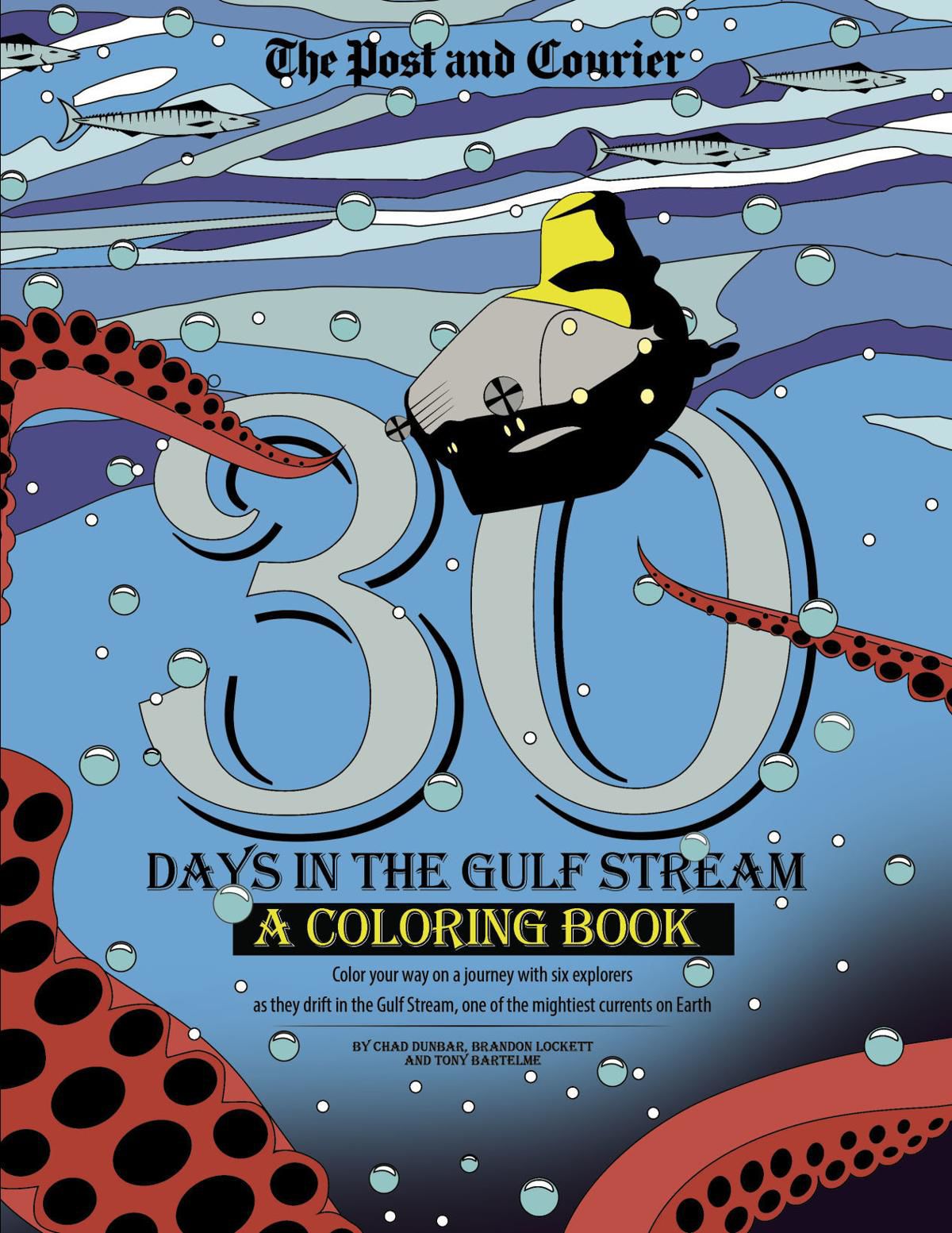 30 Days in the Gulf Stream coloring book